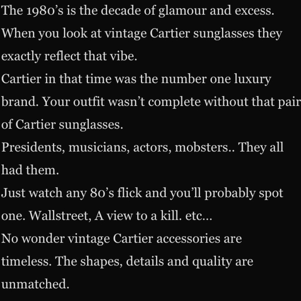 Cartier Sunglasses - Picture 4 of 12